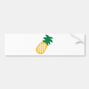 Pineapple fruit bumper sticker