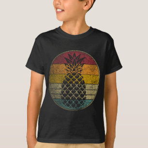 Pineapple Fruit Gift Retro Style Vintage Funny 70s T-Shirt