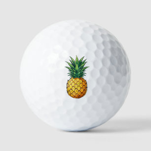 Pineapple fruit golf balls