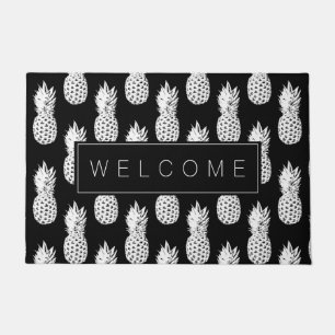 Pineapple fruit pattern custom welcome door mat