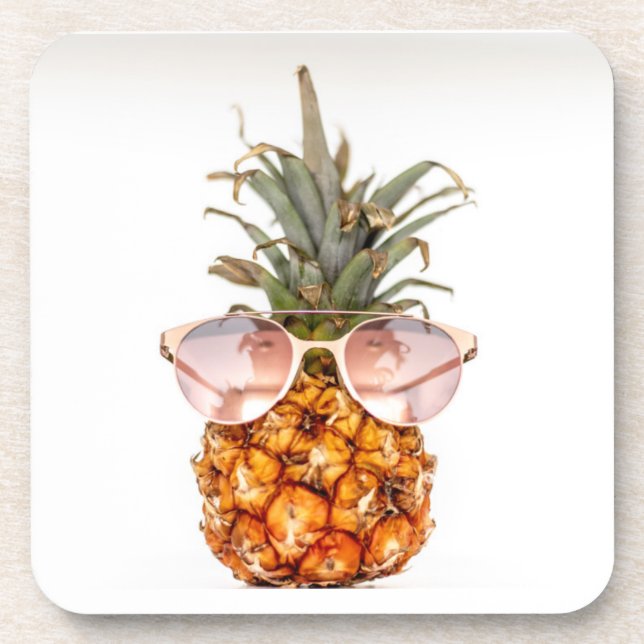 Pineapple Fruit Photo Coaster (Front)