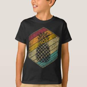 Pineapple Fruit Retro Style Vintage Distressed 70s T-Shirt