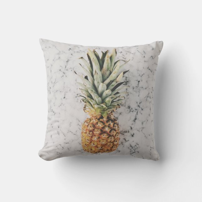 Pineapple Fruit Throw Pillow (Front)