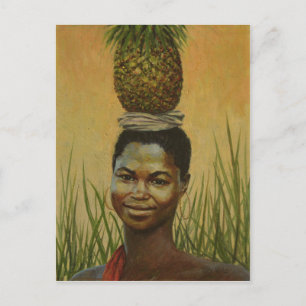 Pineapple Girl 2004 Postcard