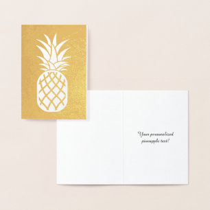 Pineapple Gold Foil Card