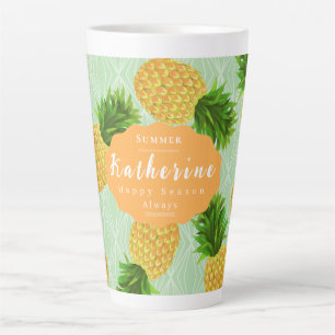 Pineapple Green Latte Mug