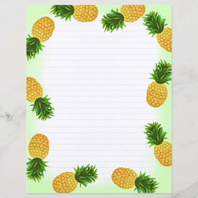 Pineapple Green Lined (Front)