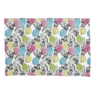Pineapple Grunge Palms Pillowcase