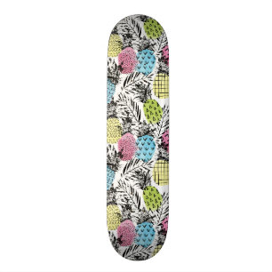 Pineapple Grunge Palms Skateboard