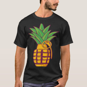 Pineapple Hand Grenade Bomb Summer T-Shirt