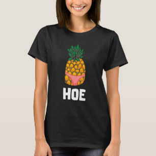 Pineapple Hawaiian Aloha Tropical Honolulu Women M T-Shirt