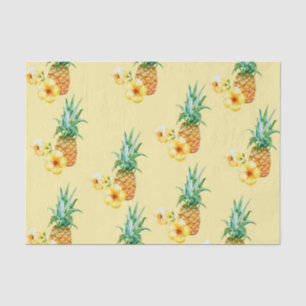 Pineapple Hibiscus(Design 41 Yellow/Orange Series) Tissue Paper