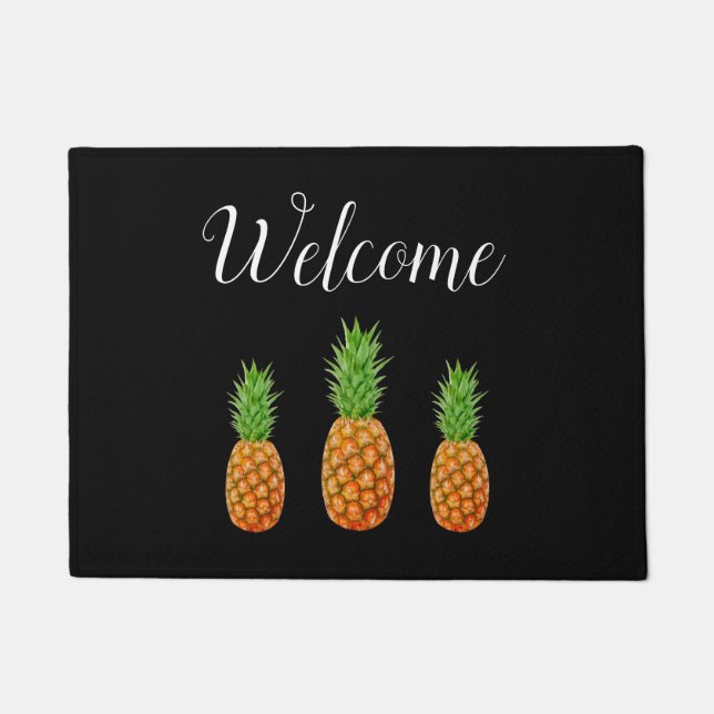 Pineapple Home Welcome Doormat (Front)