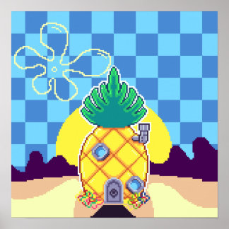 Pineapple house poster
