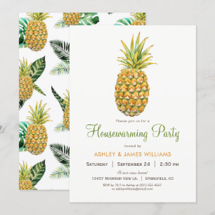 Pineapple Housewarming Party Invitation