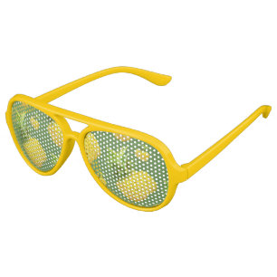 Pineapple Illustration Aviator Sunglasses