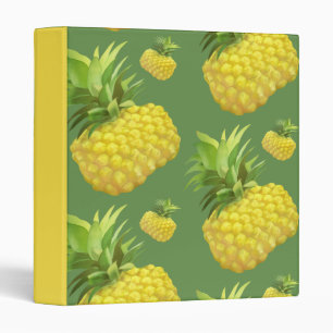 Pineapple Illustration Binder