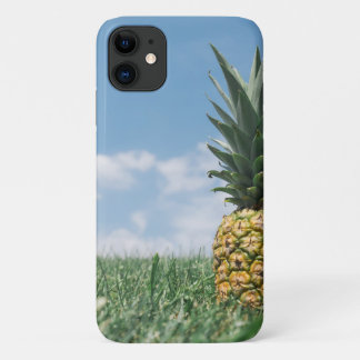 Pineapple in a Field iPhone 11 Case