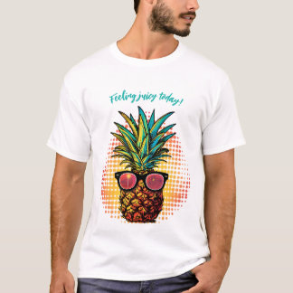 Pineapple in sporting black sunglasses T-Shirt