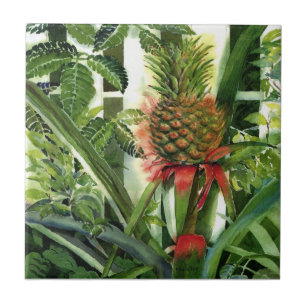 Pineapple in the Jungle Tile