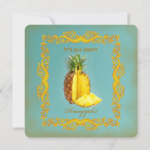 PINEAPPLE ~ Invitation Card