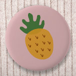 Pineapple IVF | Cute Pink Infertility Awareness 2 Inch Round Button<br><div class="desc">Beautiful super cute pineapple design graphic badge on a dusky pink background to grow awareness for infertility issues and support those going through fertility treatments such as IVF, ICSI, IUI. Women all over the world have clung to the sunny colorful fruit as an emblem of their fertility journey - a...</div>