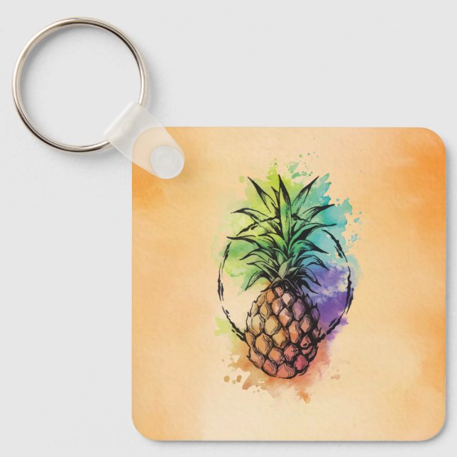 Pineapple Keychain (Front)