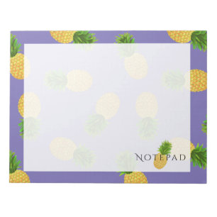 Pineapple Lavender Notepad