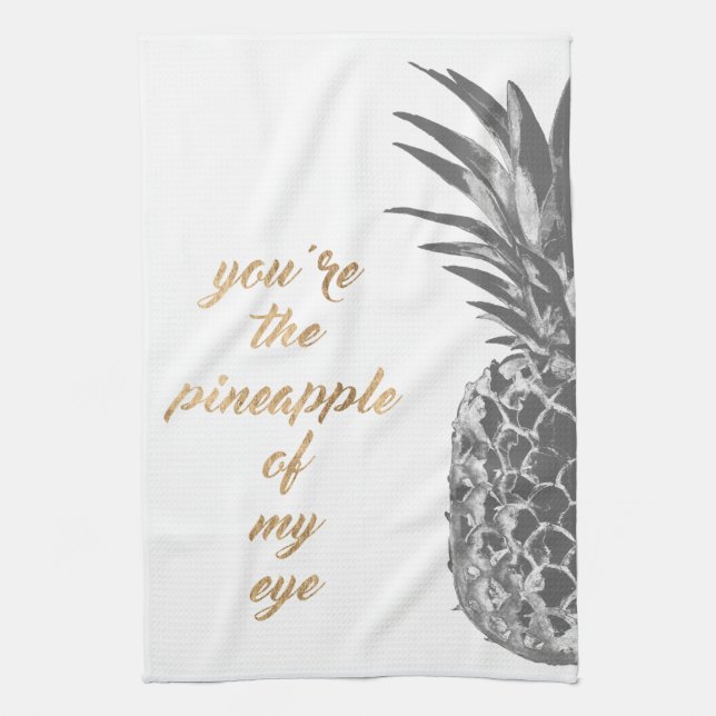 Pineapple Life II Kitchen Towel (Vertical)