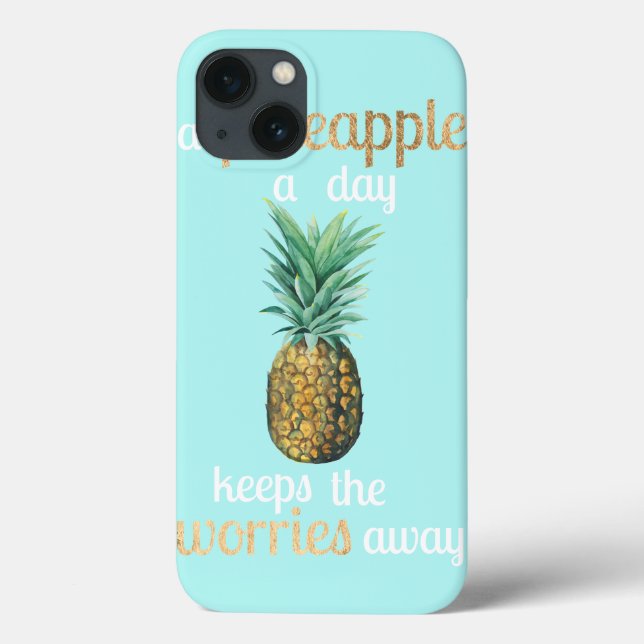 Pineapple Life Quote Case-Mate iPhone Case (Back)