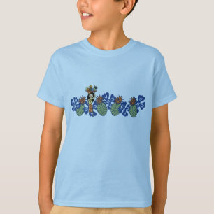 Pineapple Luau Band Girl's T-Shirts