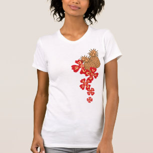 Pineapple Luau Gal's T-Shirts