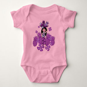 Pineapple Luau Toddlers & Infants T-Shirts