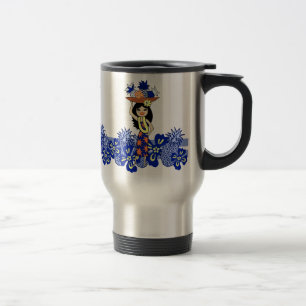 Pineapple Luau Tropical Travel Mugs