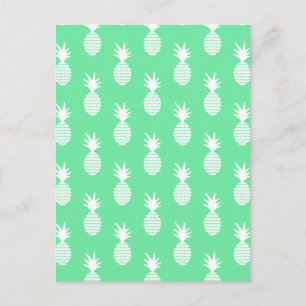 Pineapple Mint Pattern 2 Postcard