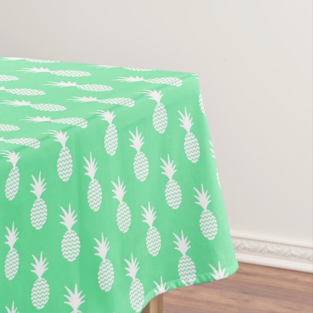 Pineapple Mint Pattern 2 Tablecloth (In Situ)