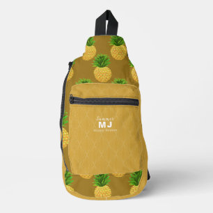 Pineapple Mustard Sling Bag