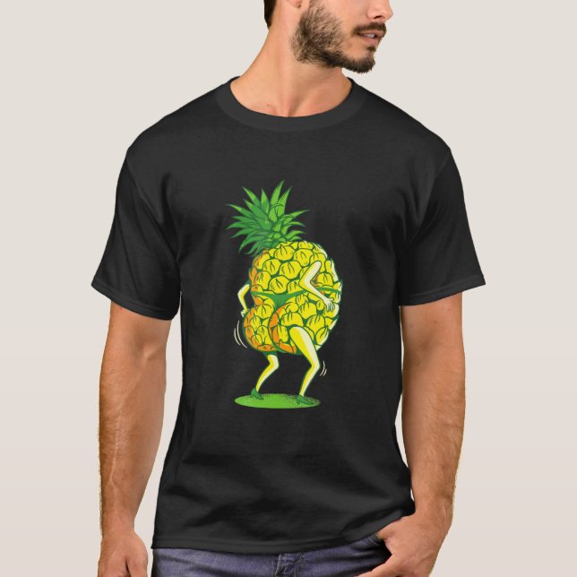 Pineapple Naughty Vacation Summer T-Shirt (Front)