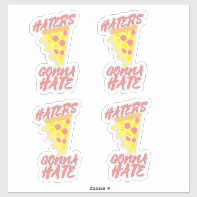 Pineapple on Pizza Epic Snarky Slogan Stickers (Sheet)