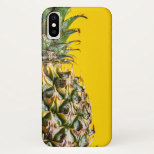 Pineapple on yellow background Case-Mate iPhone case