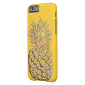 Pineapple on Yellow Gold Case-Mate iPhone Case (Back Left)