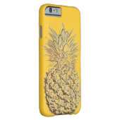 Pineapple on Yellow Gold Case-Mate iPhone Case (Back/Right)