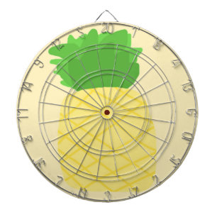 pineapple painting art dartboard