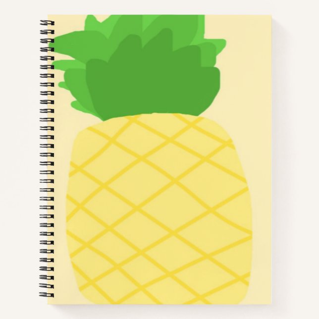 pineapple painting art notebook (Front)