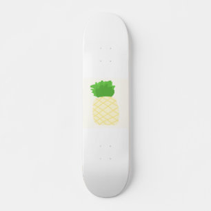pineapple painting art skateboard