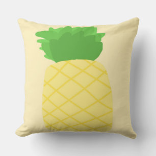 pineapple painting art throw pillow