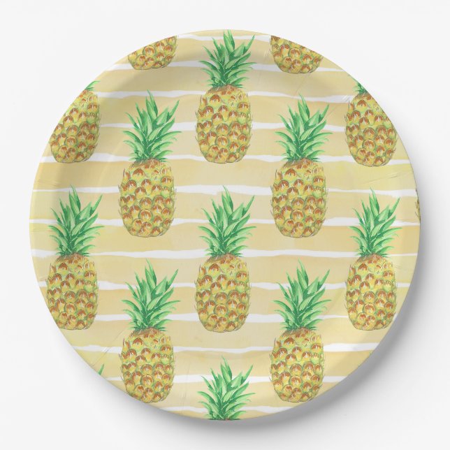 Pineapple Paper Plate (Front)