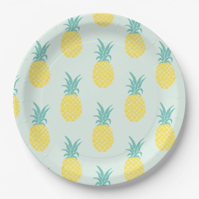 Pineapple Paper Plate (Front)