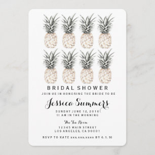 Pineapple Party Bridal Shower Invitation