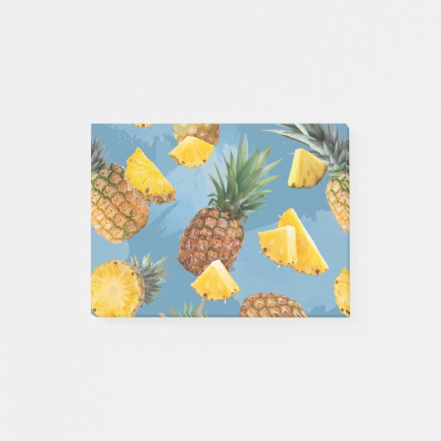 Pineapple Pattern 2 Post-it Notes (Front)